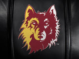 Silver Sofa with Northern State Wolf Head Logo Panel