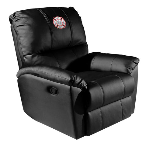 Rocker Recliner with Maltese Cross Logo Panel
