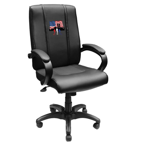 Office Chair 1000 with 9/11 Responders Logo Panel