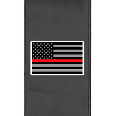 Red Line Flag Logo Panel