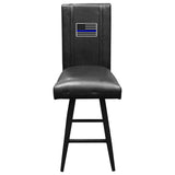 Swivel Bar Stool 2000 with Blue Line Flag Logo Panel