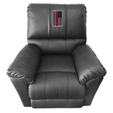 Rocker Recliner with Red Line Flag Vertical Logo Panel