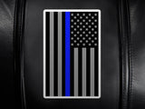 Swivel Bar Stool 2000 with Blue Line Flag Vertical Logo Panel