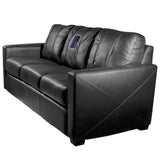 Silver Sofa with Blue Line Flag Vertical Logo Panel