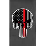 Red Line Skull Logo Panel