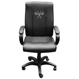 Office Chair 1000 with Red and Blue Line Flags Logo Panel