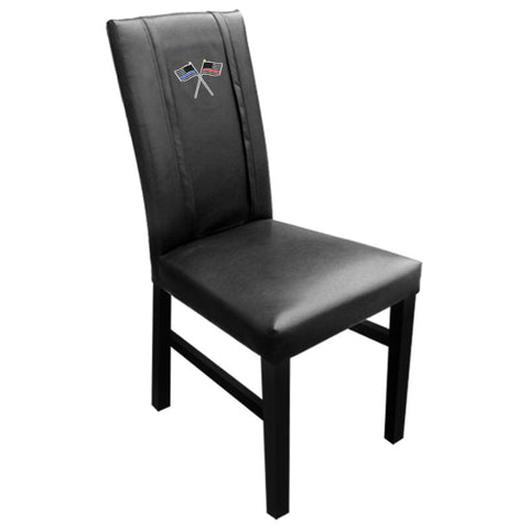 Side Chair 2000 with Red and Blue Line Flags Logo Panel