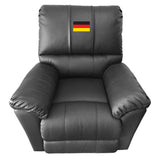Rocker Recliner with German Flag Logo Panel