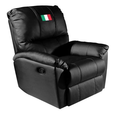 Rocker Recliner with Italian Flag Logo Panel