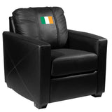 Silver Club Chair with Irish Flag Logo Panel