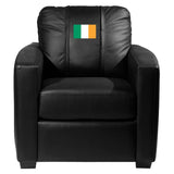 Silver Club Chair with Irish Flag Logo Panel