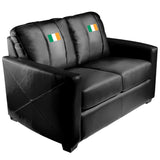 Silver Loveseat with Irish Flag Logo Panel