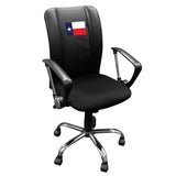 Curve Task Chair with Texan Flag Logo Panel