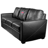 Silver Sofa with British Flag Logo Panel