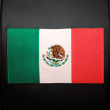 Silver Sofa with Mexican Flag Logo Panel