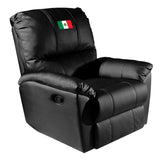 Rocker Recliner with Mexican Flag Logo Panel