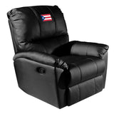 Rocker Recliner with Puerto Rican Flag Logo Panel