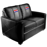 Silver Loveseat with Croatia Logo Panel
