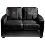 Silver Loveseat with Corvette C6 Logo