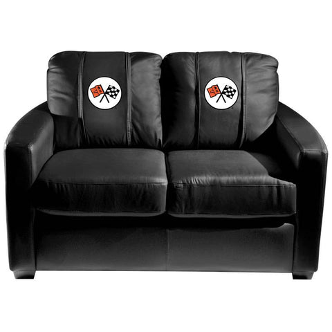Silver Loveseat with Corvette C2 Logo