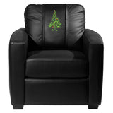Silver Club Chair with Christmas Tree Logo