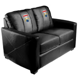 Silver Loveseat with Father's Day Super Dad Logo Panel