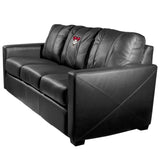 Silver Sofa with Arizona Diamondbacks Logo