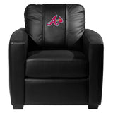 Silver Club Chair with Atlanta Braves Secondary