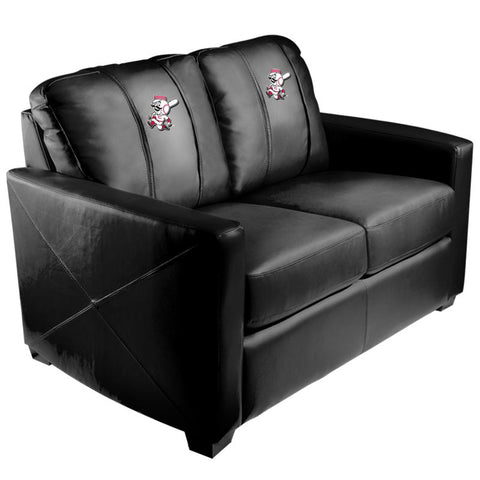 Silver Loveseat with Cincinnati Reds Secondary