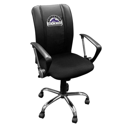 Curve Task Chair with Colorado Rockies Logo