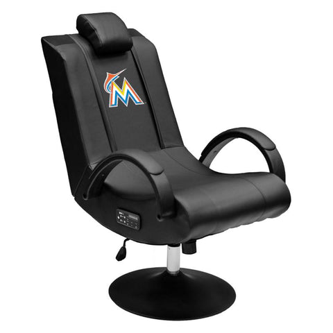 Gaming Chair 100 Pro with Miami Marlins Logo