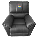 Rocker Recliner with Miami Marlins Logo
