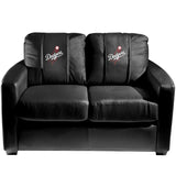 Silver Loveseat with Los Angeles Dodgers Logo