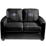 Silver Loveseat with Milwaukee Brewers Logo