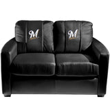 Silver Loveseat with Milwaukee Brewers Secondary