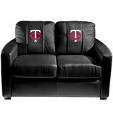 Silver Loveseat with Minnesota Twins Secondary