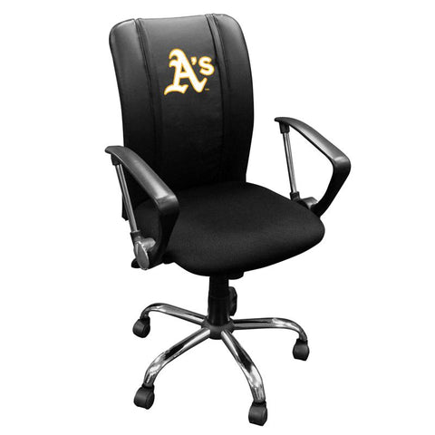 Curve Task Chair with Oakland Athletics Secondary