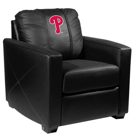 Silver Club Chair with Philadelphia Phillies Secondary