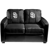 Silver Loveseat with San Diego Padres Logo