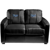 Silver Loveseat with Tampa Bay Rays Logo