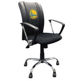 Curve Task Chair with Golden State Warriors Global Logo