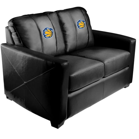 Silver Loveseat with Memphis Grizzlies Secondary Logo
