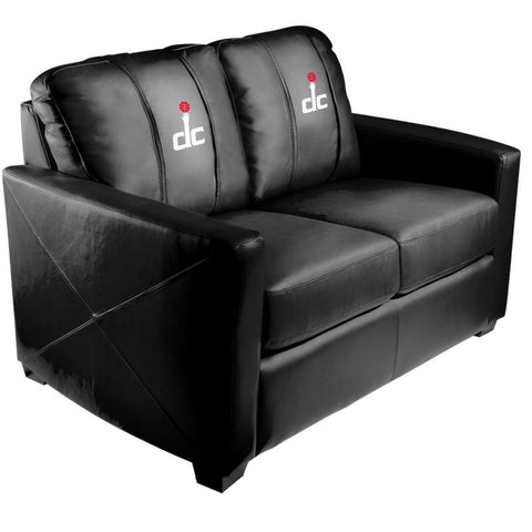 Silver Loveseat with Washington Wizards Secondary