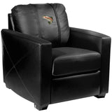 Silver Club Chair with Rainbow Trout Logo