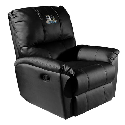 Rocker Recliner with Lighthouse Scene Logo Panel