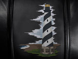 Swivel Bar Stool 2000 with Lighthouse Black & White Logo Panel