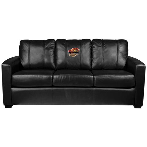 Silver Sofa with Giraffe Logo Panel