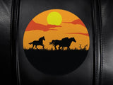 Side Chair 2000 with Horses Sunset Logo Panel