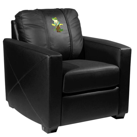 Silver Club Chair with Tree Frog Logo Panel