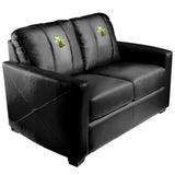 Silver Loveseat with Tree Frog Logo Panel